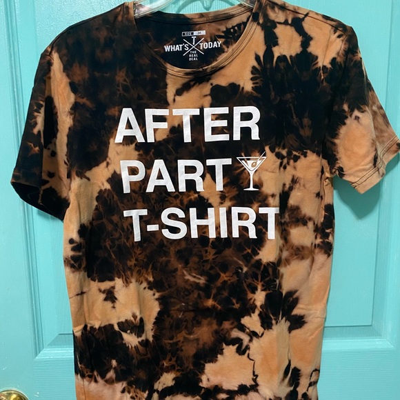 None Other - Reverse tie-dye “After Party t-shirt”